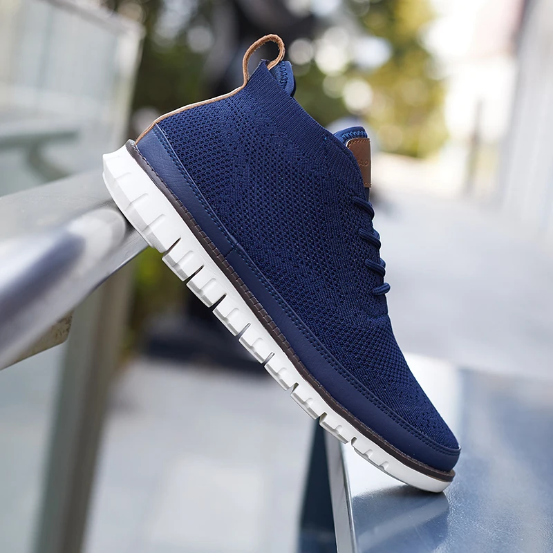 Men Sneakers Men's Mesh Casual Shoes High Top Walking Shoes Summer Outdoor Sports Fitness Sneakers Big Size 48