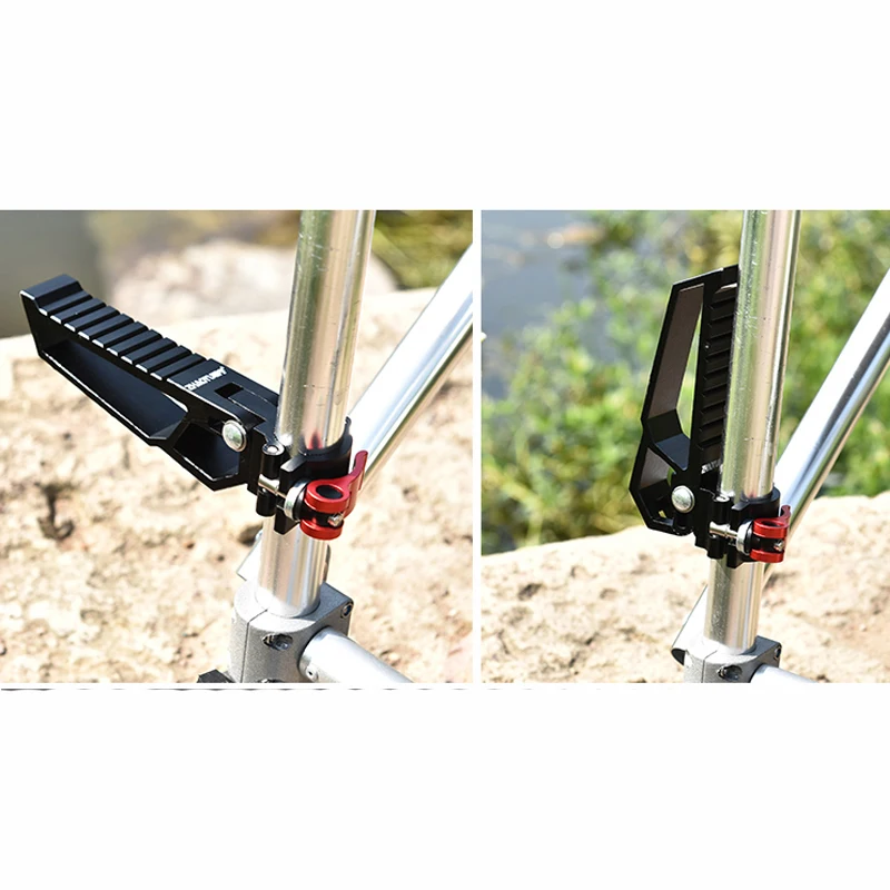 Fishing Accessory Collapsible Aluminum Alloy Pedal for Fishing Chair Stool