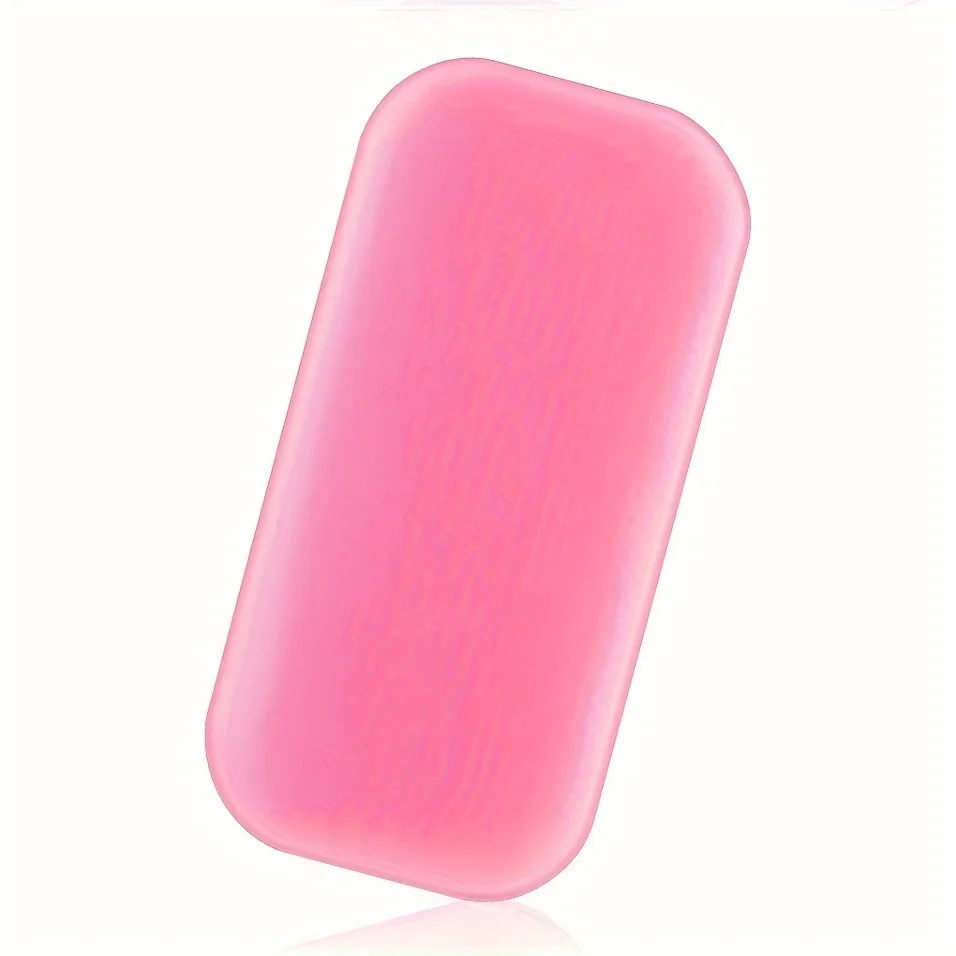 1pc Pink Hypoallergenic Silicone Eyelash Extension Pad - Reusable Lash Lift Tool, Alcohol - Free False Eyelash Adhesive Base