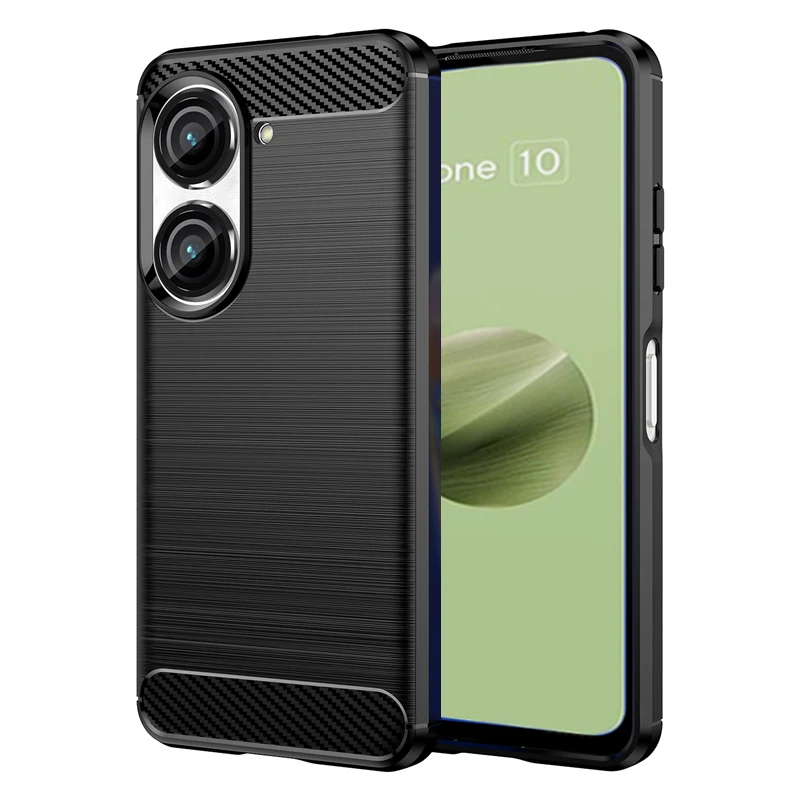 Per Asus Zenfone 10 Custodia Per Asus Zenfone 10 9 Cover Coque Funda Paraurti In Silicone Morbido In Fibra Di Carbonio Per Asus Zenfone 10
