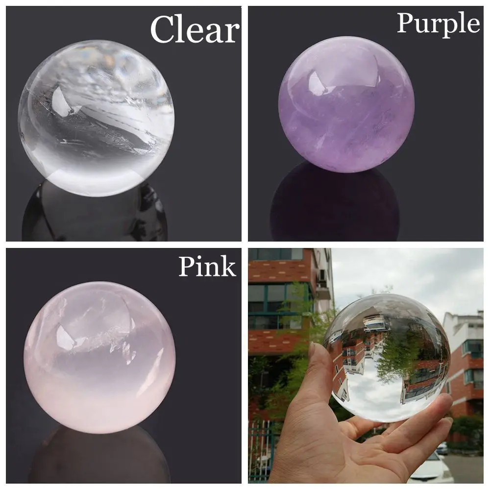 Home Decor Fluorite Gift Sphere Crystal Ball Healing Gemstone Quartz Stone