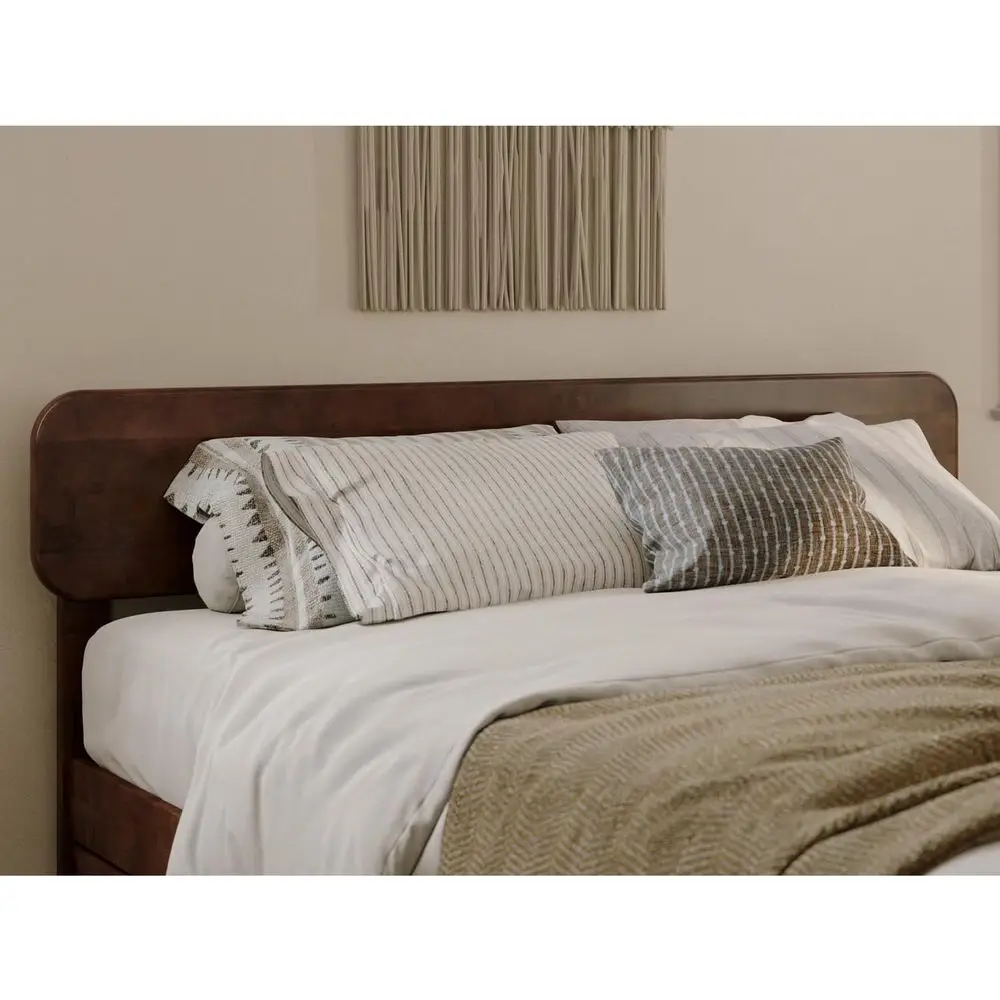 Queen Solid Wood Headboard, Walnut