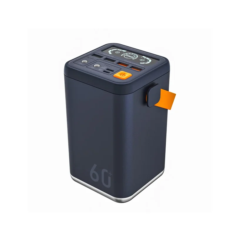 

Power Bank 60Ah High-capacity W/ Digital Display Outdoor Mobile Power 18WPD Fast Charge Energy Storage Power Bank Original