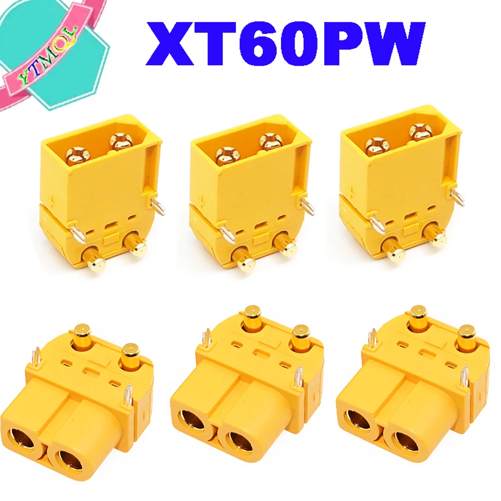 

2PCS XT60PW Male Female Bullet Connector Plug the Upgrade For RC FPV Lipo Battery RC Quadcopter