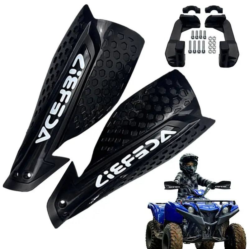 

Dirt Bike Handguards Hand Windshield Handguards Handle Bar Protector Shield Universal Hand Guards Protector For ATV Electric