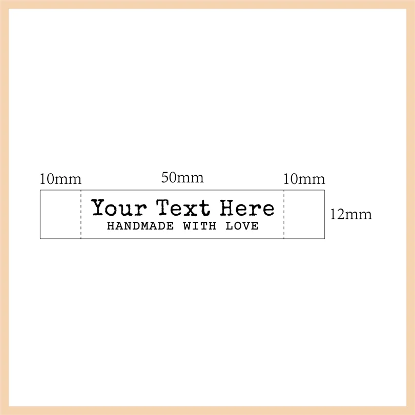 Labels for Clothes Twill Tags Brand Name Sewing Accessories Handmade Labels Xw5619
