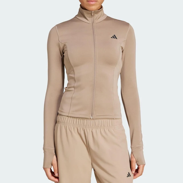 Veste de sport slim fit Adidas Originals 2025 pour femme avec demi-fermeture éclair JW2815 1
