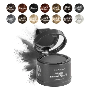 14 Colors Hairline Powder Makeup - Instant Root Touch Up & Cover Gray Hair,Waterproof & Sweatproof for Natural Look Long-Lasting