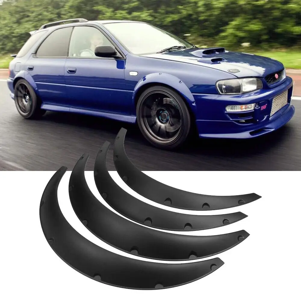 

LAICY For Subaru Impreza WRX GV 2000-2014 Car Wheel Arch Fender Flares Mudguard Mud Splash Guard Wheel Eyebrow Extra Wide