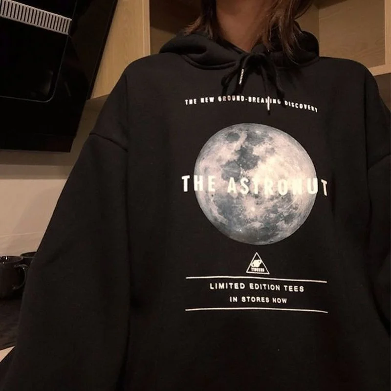 Women Harajuku Winter y2k Tops Oversize Hoodies Plus Velvet Sweatshirt Large Size Fashion Pullovers Streetwear O-Neck Tops L-4XL