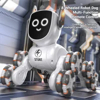 JJRC New Eight Wheel Intelligent Stunt Mechanical Dog Gesture Sensing Remote Control Machine Dog Children'S Electric Toy Gift 1