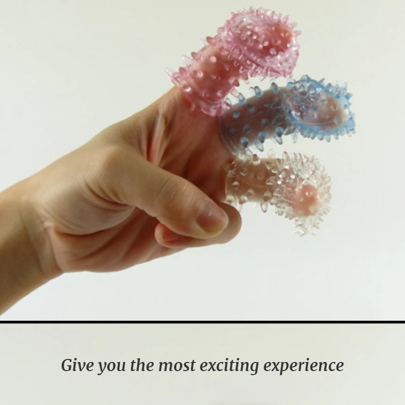 Double Finger Sleeve Adult Sex Toys For Women Vaginal Massager Female Masturbator G-spot Clitoris Stimulator Penis Enlargement sex toys