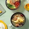 Electric Rice Pot Multicooker Hotpot Stew Heating Pan Noodles Eggs Soup Steamer Rice Cookers Cooking Pot for Home 4