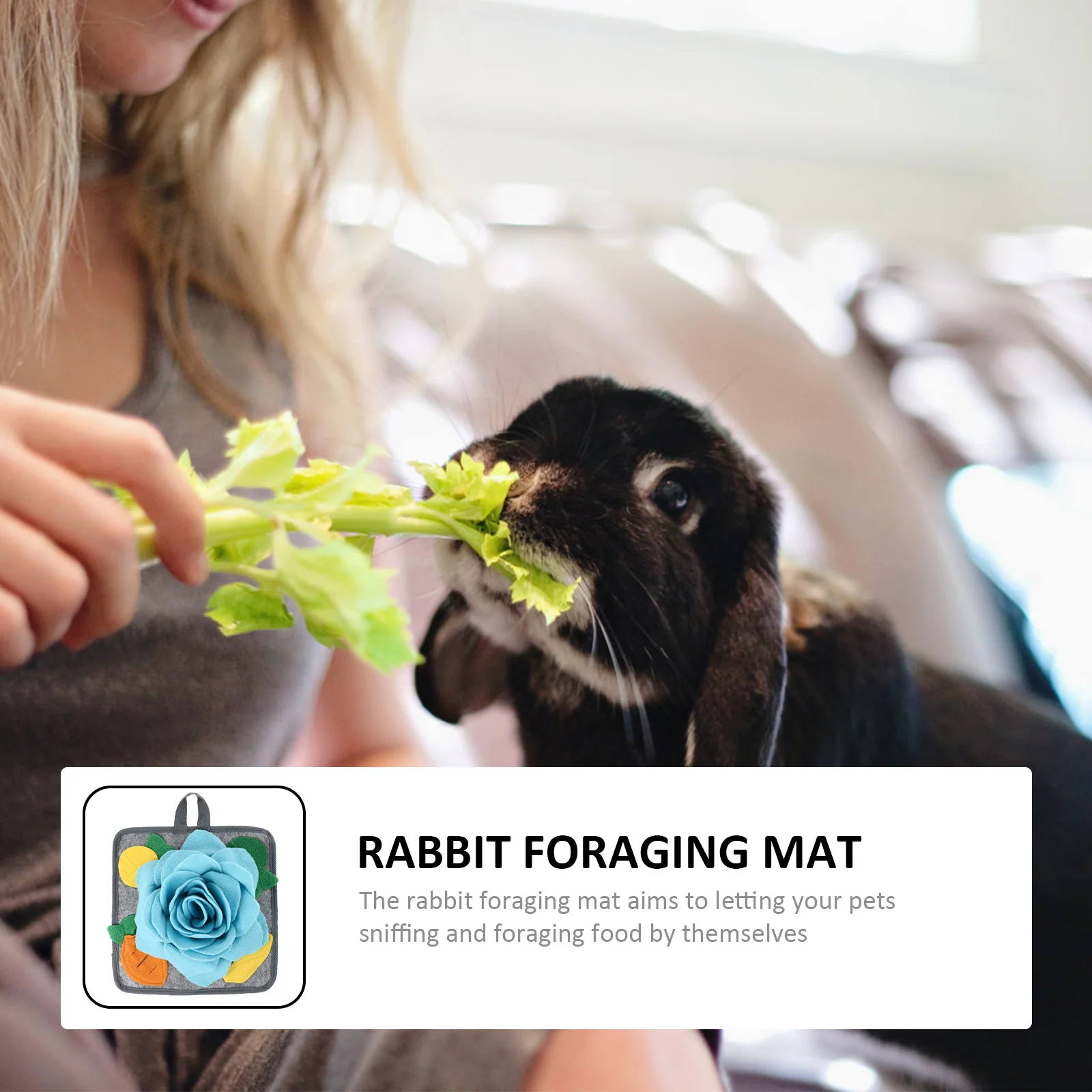 Mat Foraging Rabbit Snuffle Bunny For Feeding Dogs Pad Dog Sniffing Pet