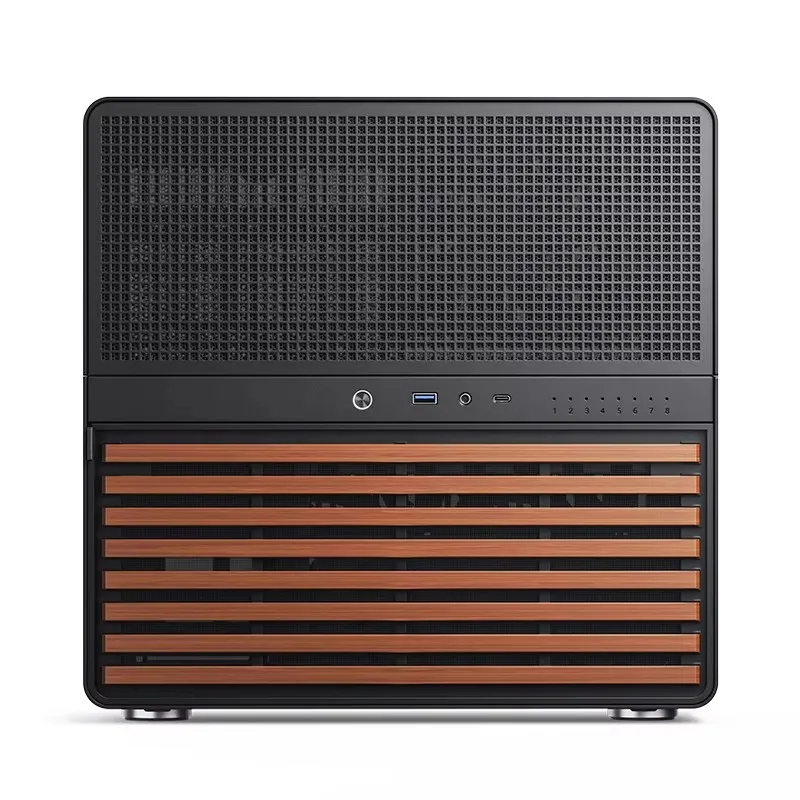 JONSBO N5 NAS Case supports ITX/M-ATX/ATX/E-ATX motherboards ATX PSU Use North American walnut solid wood supports Water cooling pc case,pc chassis,mini itx desktop case