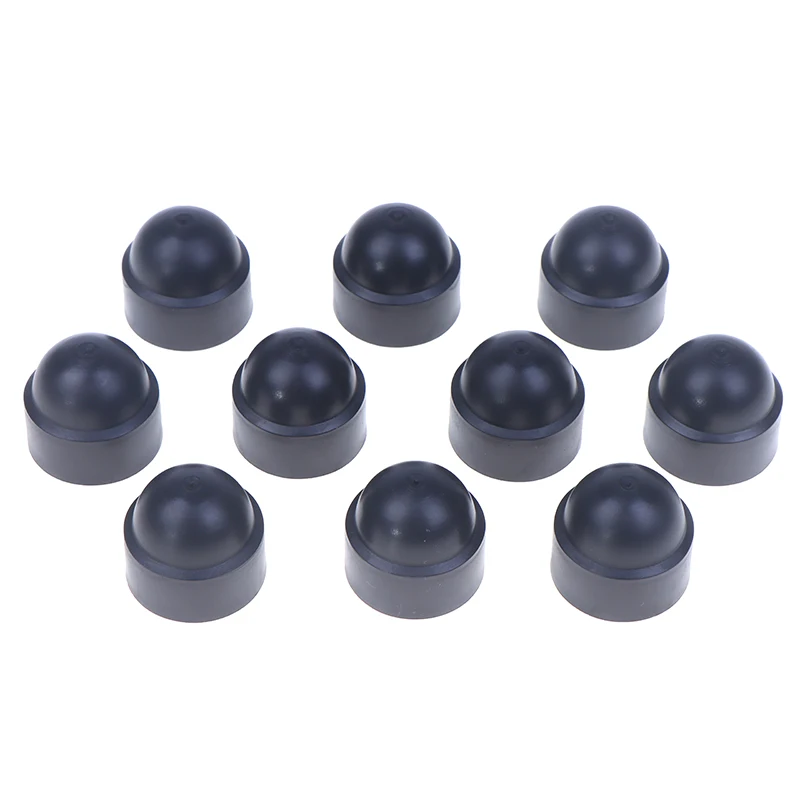 10Pcs/PACK Black M4 M5 M6 M8 M10 M12 Bolt Nut Dome Protection Caps Covers Exposed Hexagon Plastic Screw Protection Covers