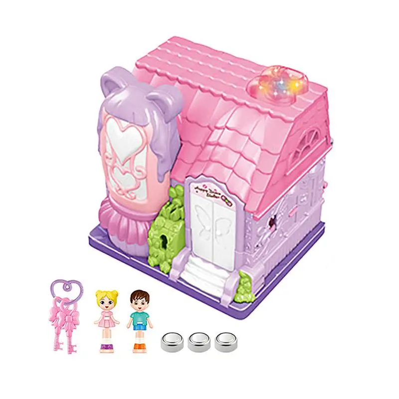 

Princess Castle Dollhouse Dollhouse With Lights And Pretend Play Building Playset Toys Pretend Play Building Playset Toys With
