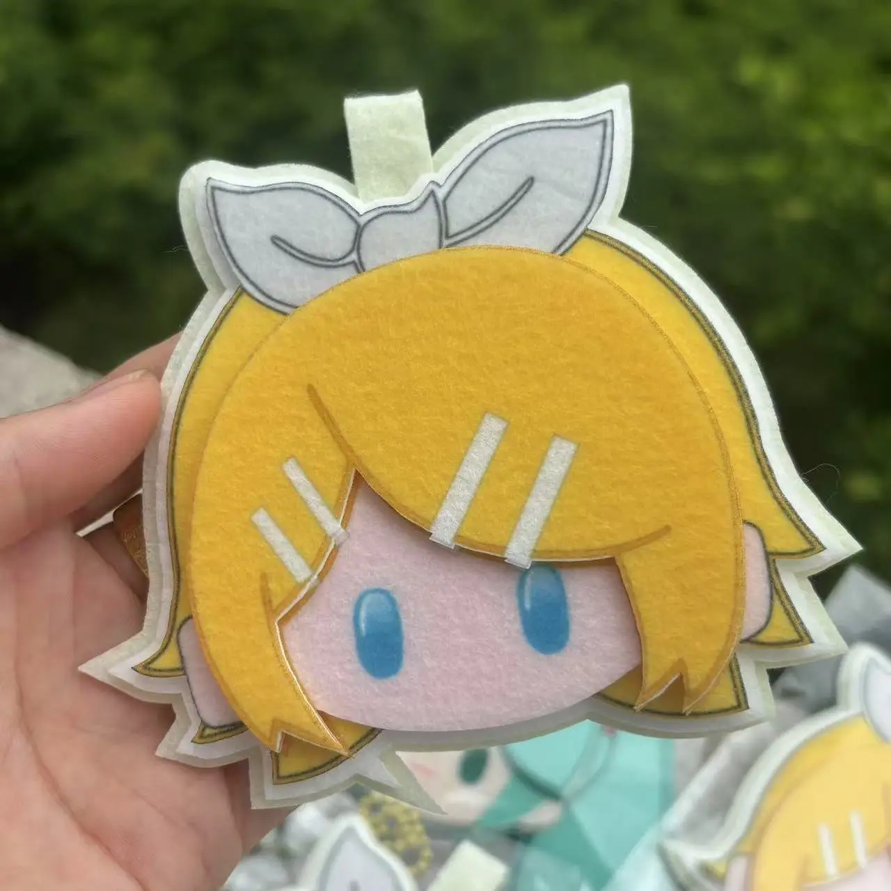 Hatsune Miku Felt Fabric Keychain - Anime Cartoon Fun Holiday Gift