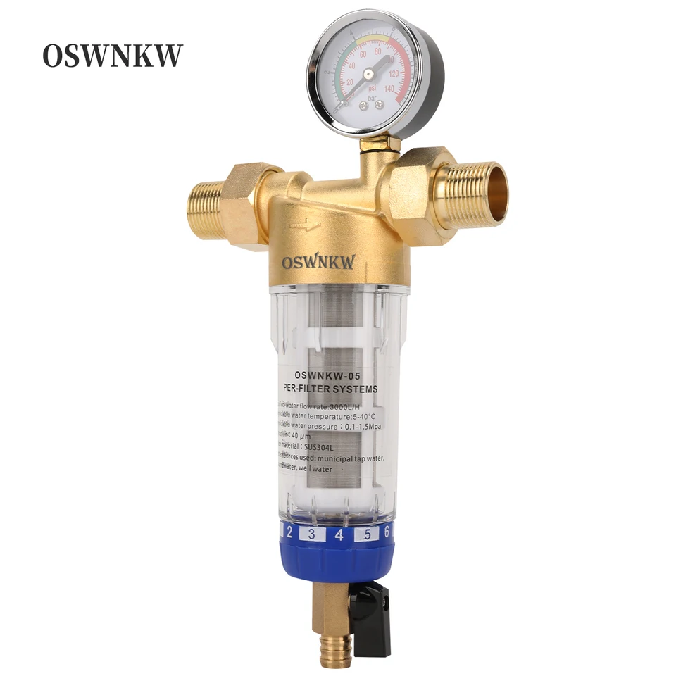 Whole House Spin Down Water Filter System
