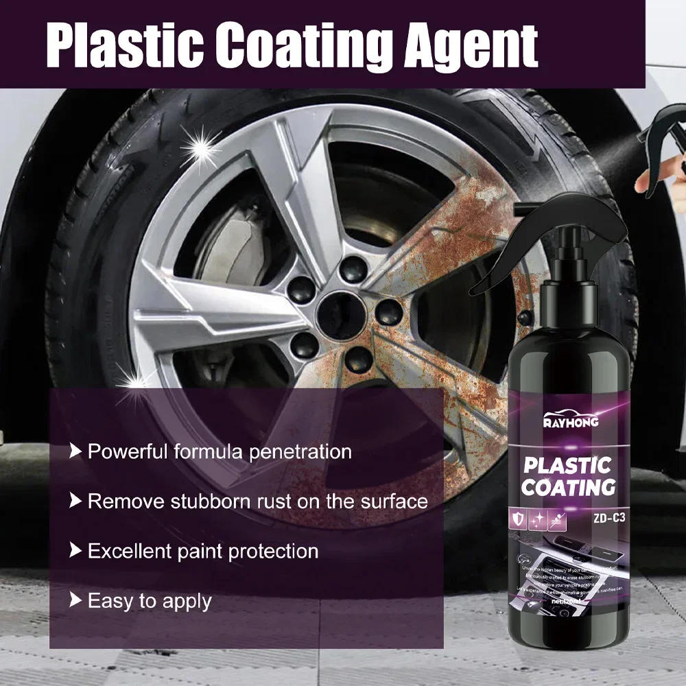Rust Remover Inhibitor Derusting Spray for Car Paint Rim Hub Brake Discs Polisher Rust Repair Prevent Corrosion Auto Maintenance