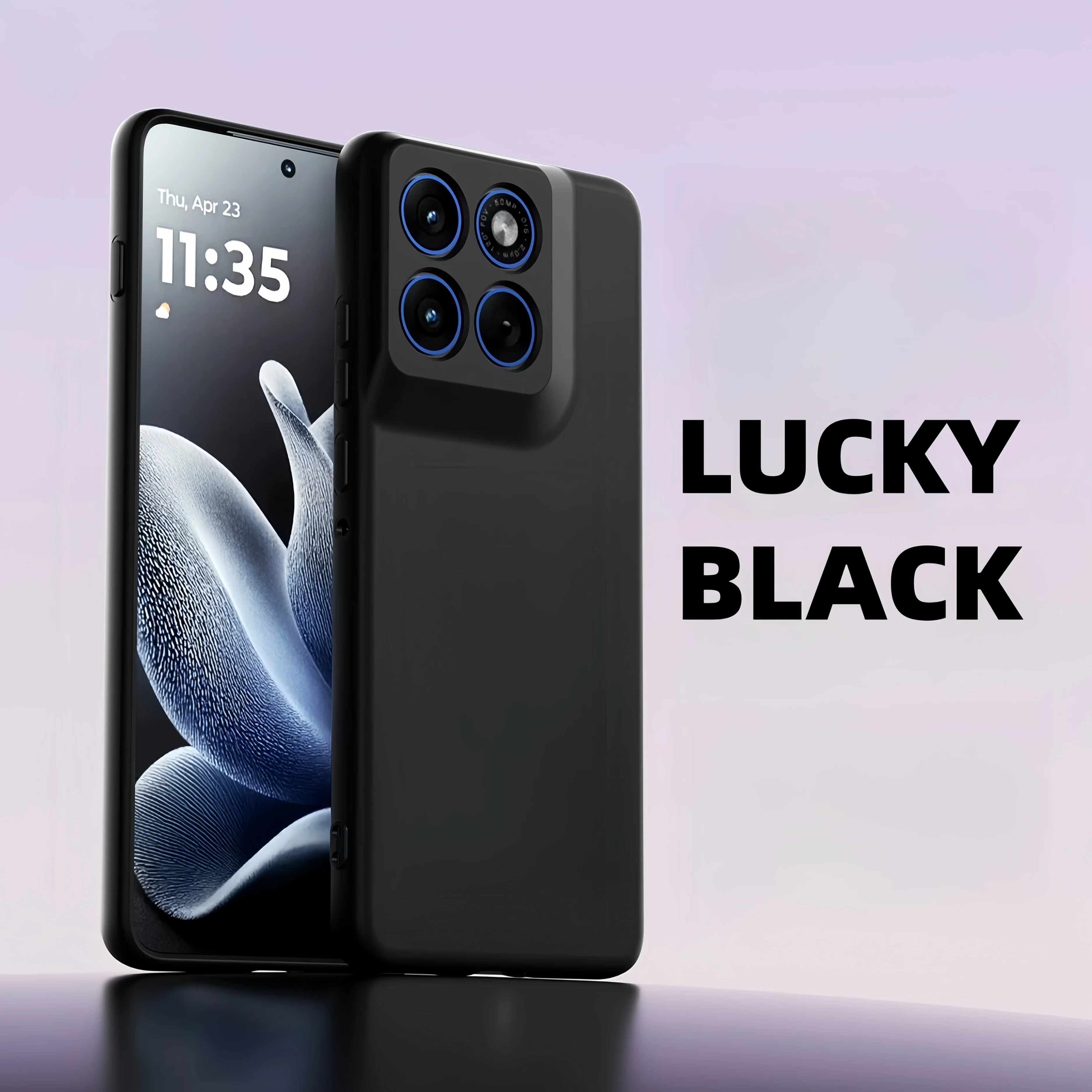 Stylish Shockproof Protective Liquid Silicone Phone Case in Solid Color