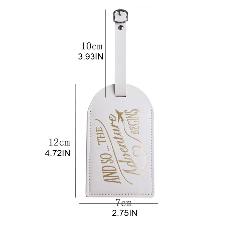 Luggage Tag Travel Suitcase Tags Name Phone Address Label Identifier Wedding Bridal Gift 6