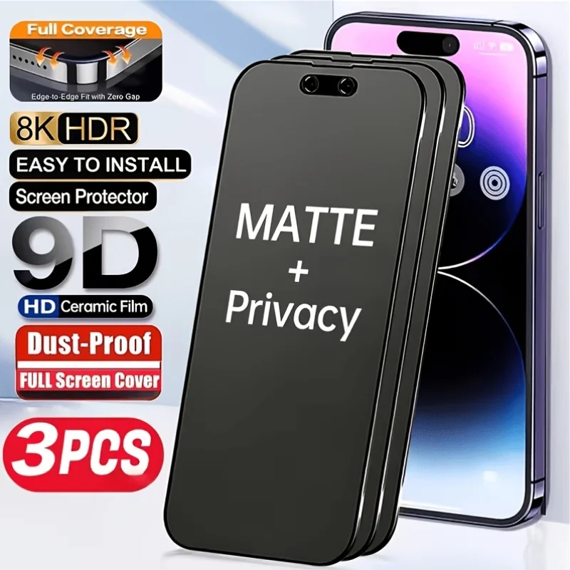 Matte Privacy Screen Protector - Soft Ceramic Film
