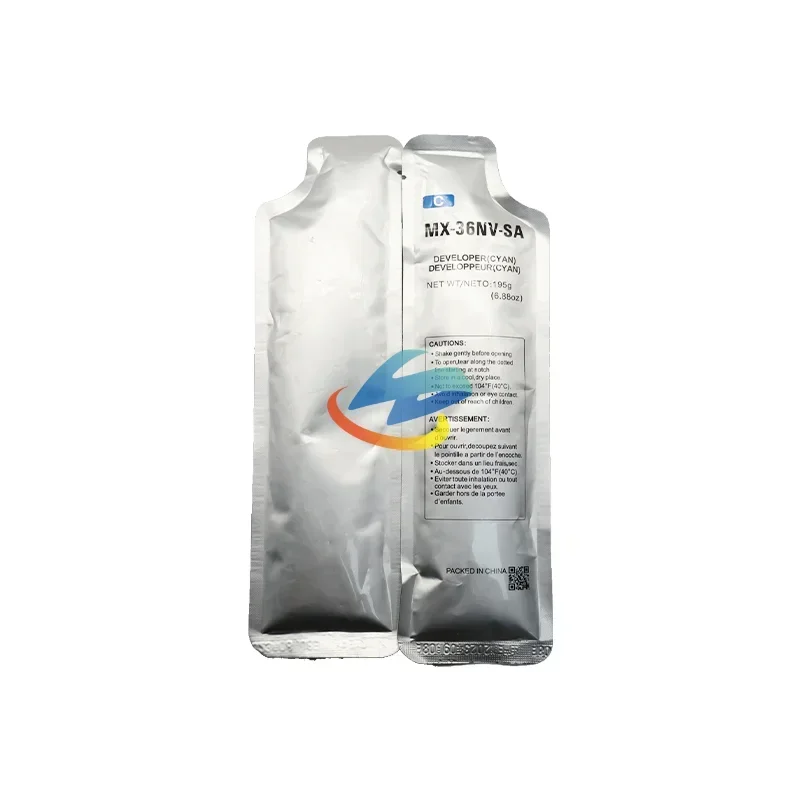 1PCS MX36 Developer Powder Compatible for Sharp DX2500 MX2618 3618 2318 3115 MX 36NV-SA High Quality Powder CMYK 195g/bag
