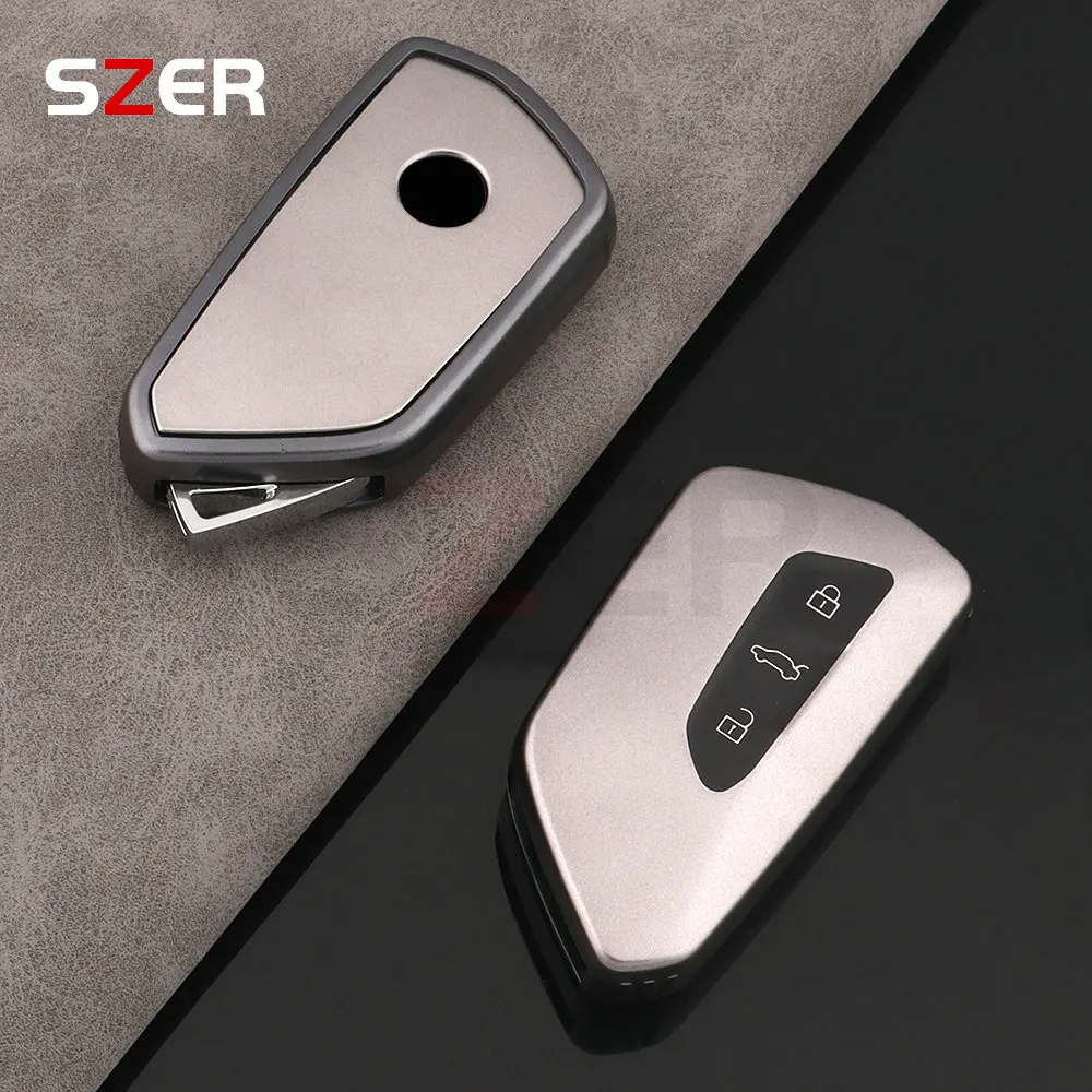 TPU Smart Car Key Case For VW Volkseagen Golf 8 MK8 ID.3 ID.4 Cupra Skoda Octavia A8 SEAT Leon MK4 Formentor Tarraco key case key case cover