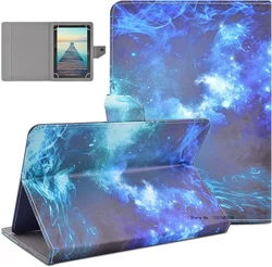 Versatile Folio Leather Stand Shell for Universal 7 - 7.9inch (Blue starry sky)