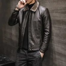

Fur Coat Men Leather Jacket Business Casual Men's Fur Coat Motorcycle Jacket Wool Lapel Single-breasted Brand Coat Cashmere Fur