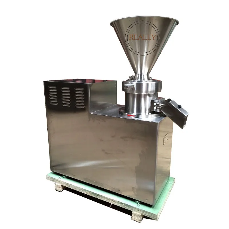 Food Grade Stainless Steel Colloid Mill Peanut Butter Sesame Tomato Nut Crushing Emulsification Equipment