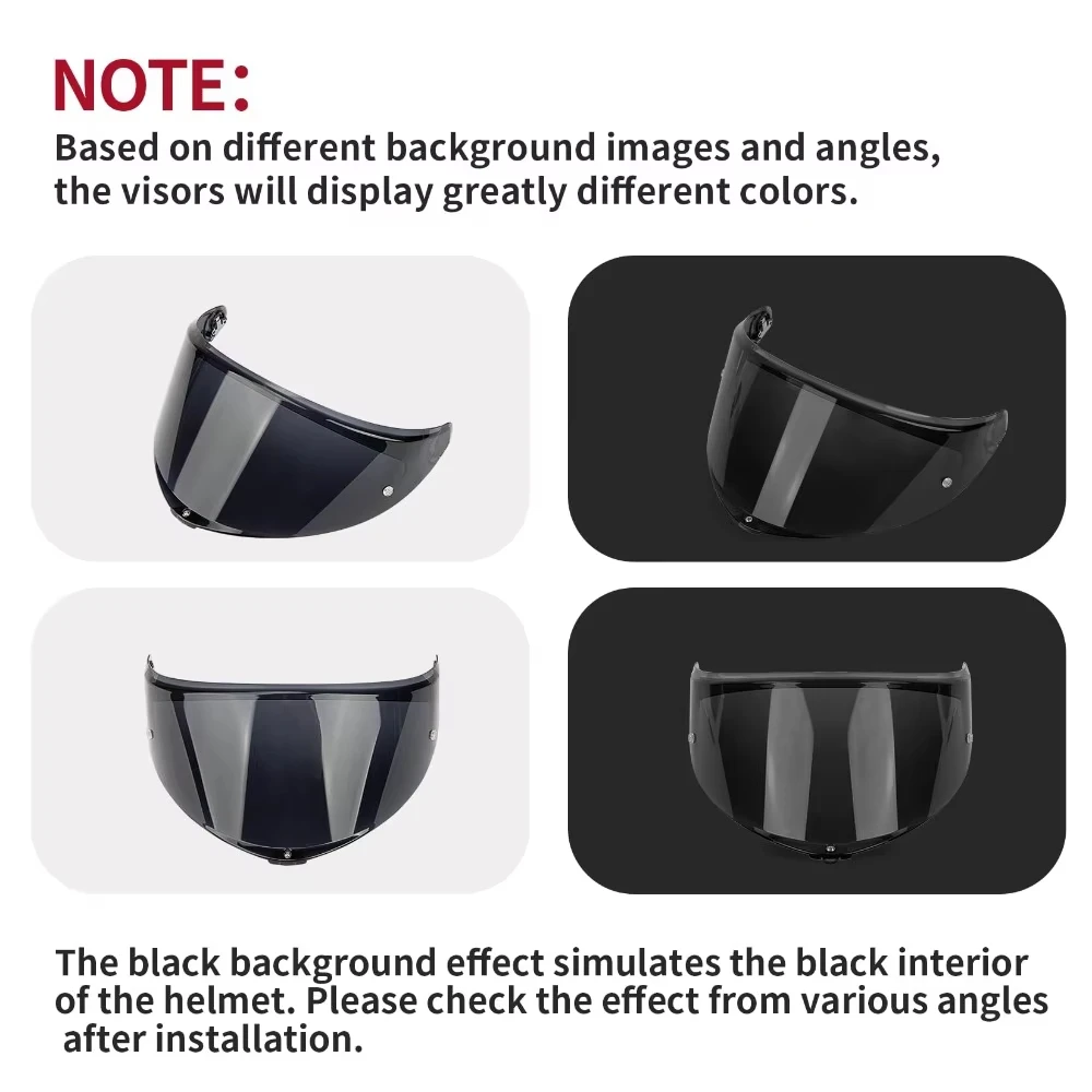Para AGV K6 K6s K6 s casco de motocicleta visera casco protector facial casco de repuesto protector facial parabrisas