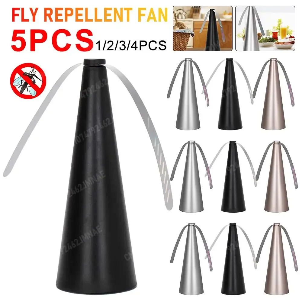 Mosquito Repellent Fan USB or AA Battery Powered Fly Repeller Table Fan Portable Pest Control for Camping Picnic Party