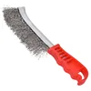 Multi-function Tool Wire Brush Copper Plated (Stainless Steel Brush, 1PCS) Long Handle Kitchen Grill Special Plate Rust Removal 5