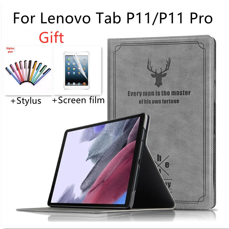 Per Lenovo Tab P11 Tb-J606F E P11 Pro 11 Tb-J706F Custodia Intelligente In Pelle Pu Per Lenovo Xiaoxin Pad Pro 2021 Tb-J607F P11 Plus Case