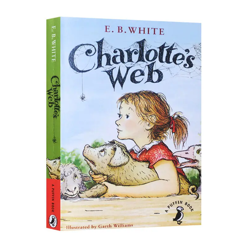 

Milumilu Charlotte's Web Children's Literature Novels E B White Original English Novel Books