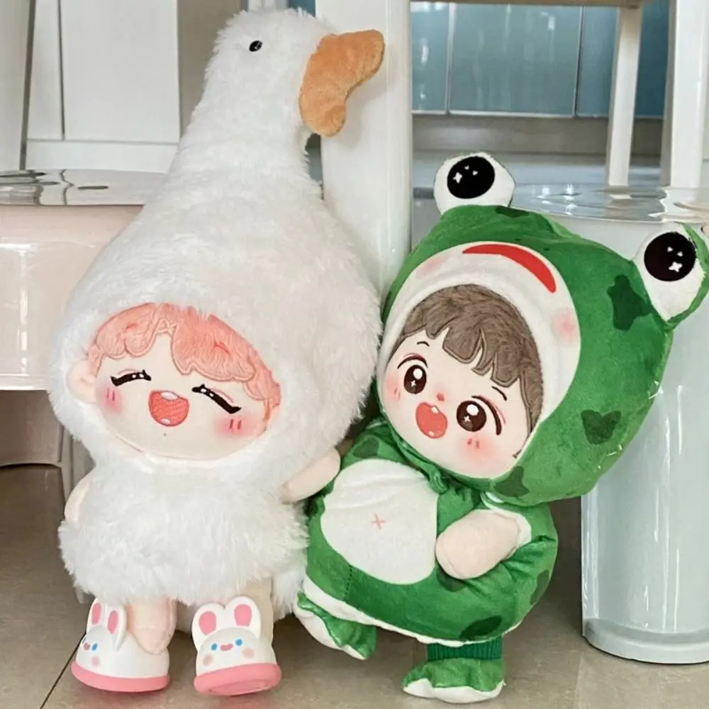 

20 см кукольная одежда аксессуары для кукол разноцветный мини плюшевый цельный костюм игровой домик смены одежды игра