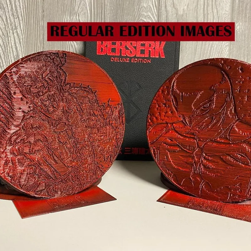 Dragon Slayer's Furious Bookend Berserk Bookends Sword Bookshelf Resin Book Nook Insert Kits Ornament Desktop Artwork Office use