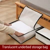 Clothes Cotton Quilt Storage Bag Large Capacity Transparent Quilt Organization Box PEVA Dust Proof Moving House Packaging Bag 1