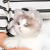 Transparent Breathable Cat Muzzle Anti-Licking Anti-Bite Cat Muzzle Protective Space Hood Anti Scratch Cat Grooming Accessories 5
