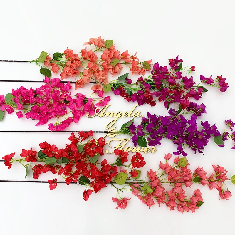 ZHDOKA 4 Rami Di Fiori Artificiali In Seta, Fiore Di Prugna, 23,6