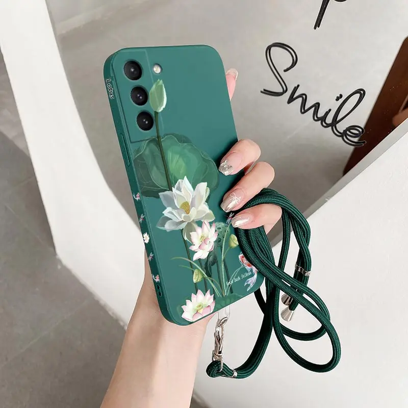 Beautiful Lotus Silicone Phone Case - Elegant and Durable Cover