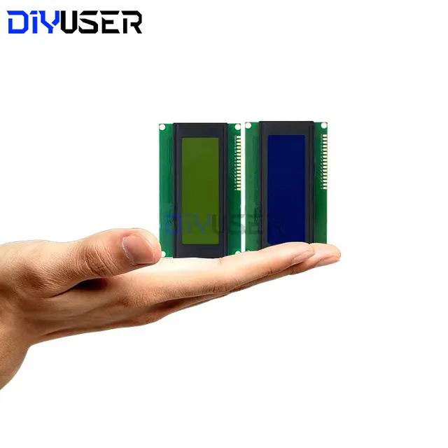 DIYUSER LCD2004 + I2C LCD2004 20x4 2004A синий зеленый экран символ ЖК-модуль адаптера последовательного интерфейса IIC для Arduino 6