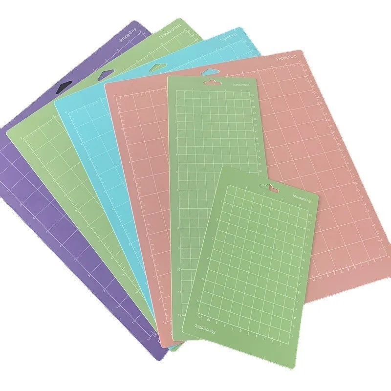 Cutting Mat for Cricut 12 Pack 12x12 Variety Grip Sticky Pad Replacement Accessories for Cricut Maker 3/Maker/Explore 3/Air 2/Air/One and Silhouette