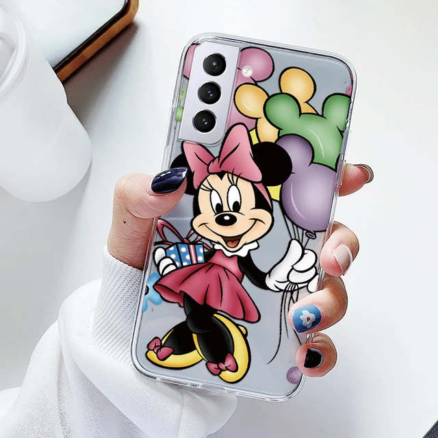 Funda para Samsung Galaxy S21 FE Oficial de Disney Mickey y Minnie Beso -  Clásicos Disney