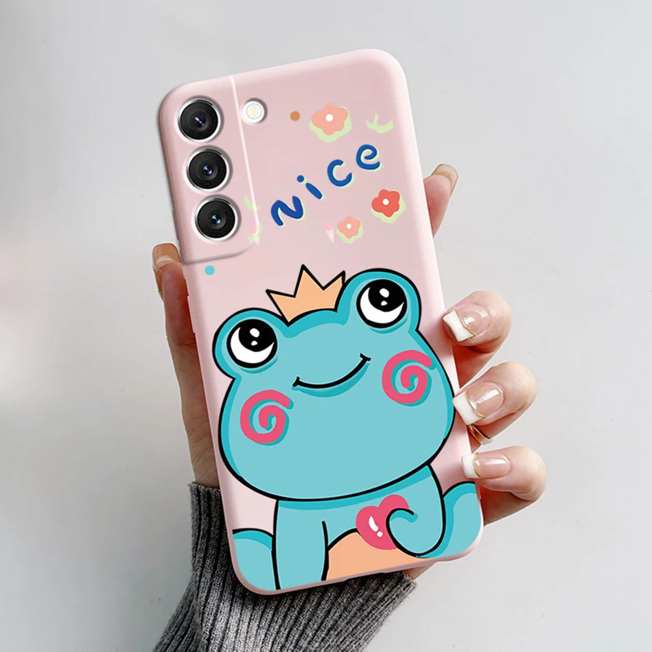 Soft Slim Cute Bear & Frog Candy Painted Back Cover & Bumper Case