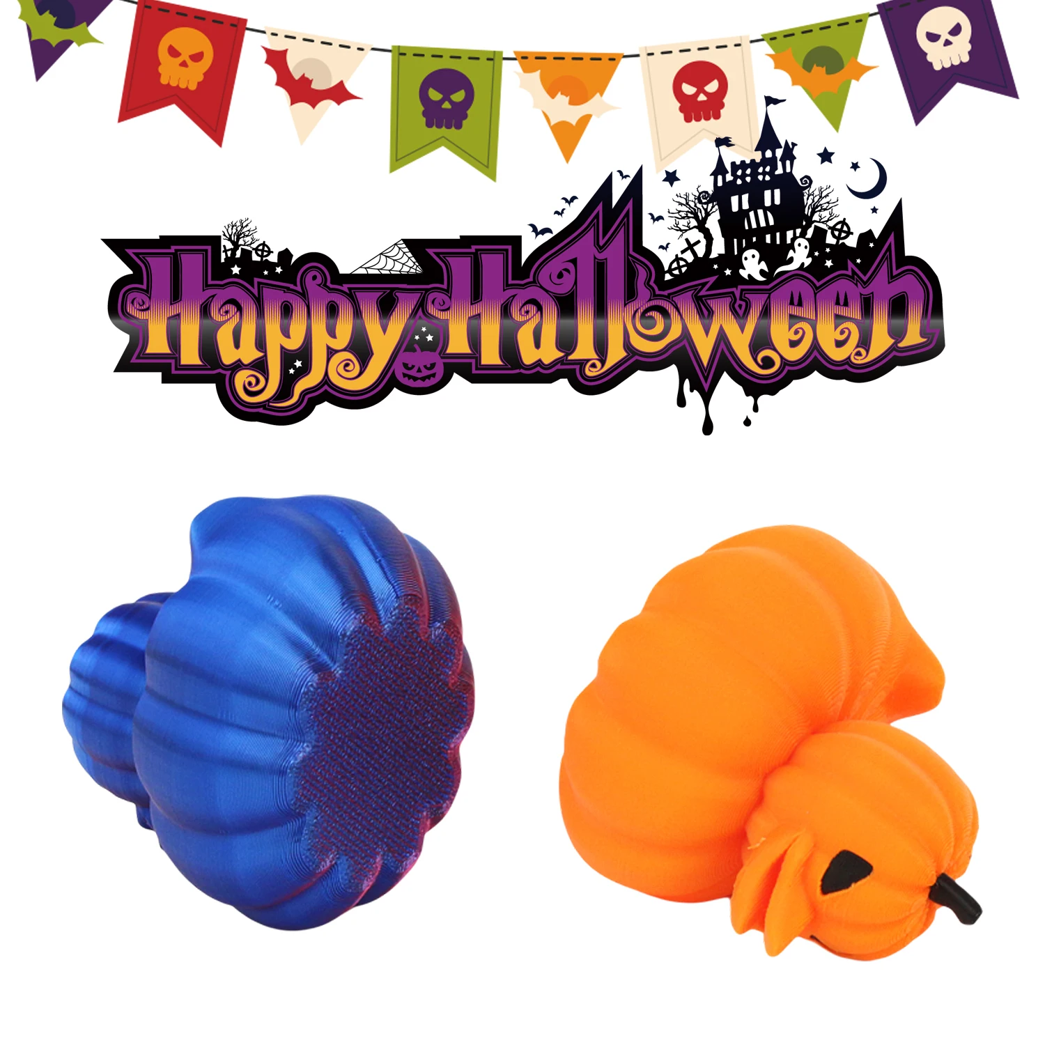 New and unique creative pumpkin duck Halloween decoration, home office ornaments, and collectible crafts