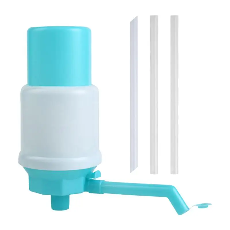 Drinking Water Pump Leakproof Hand Press Bottled Water Pump Bottle Water Dispenser Pump System Protective Spout Cover Adjustable