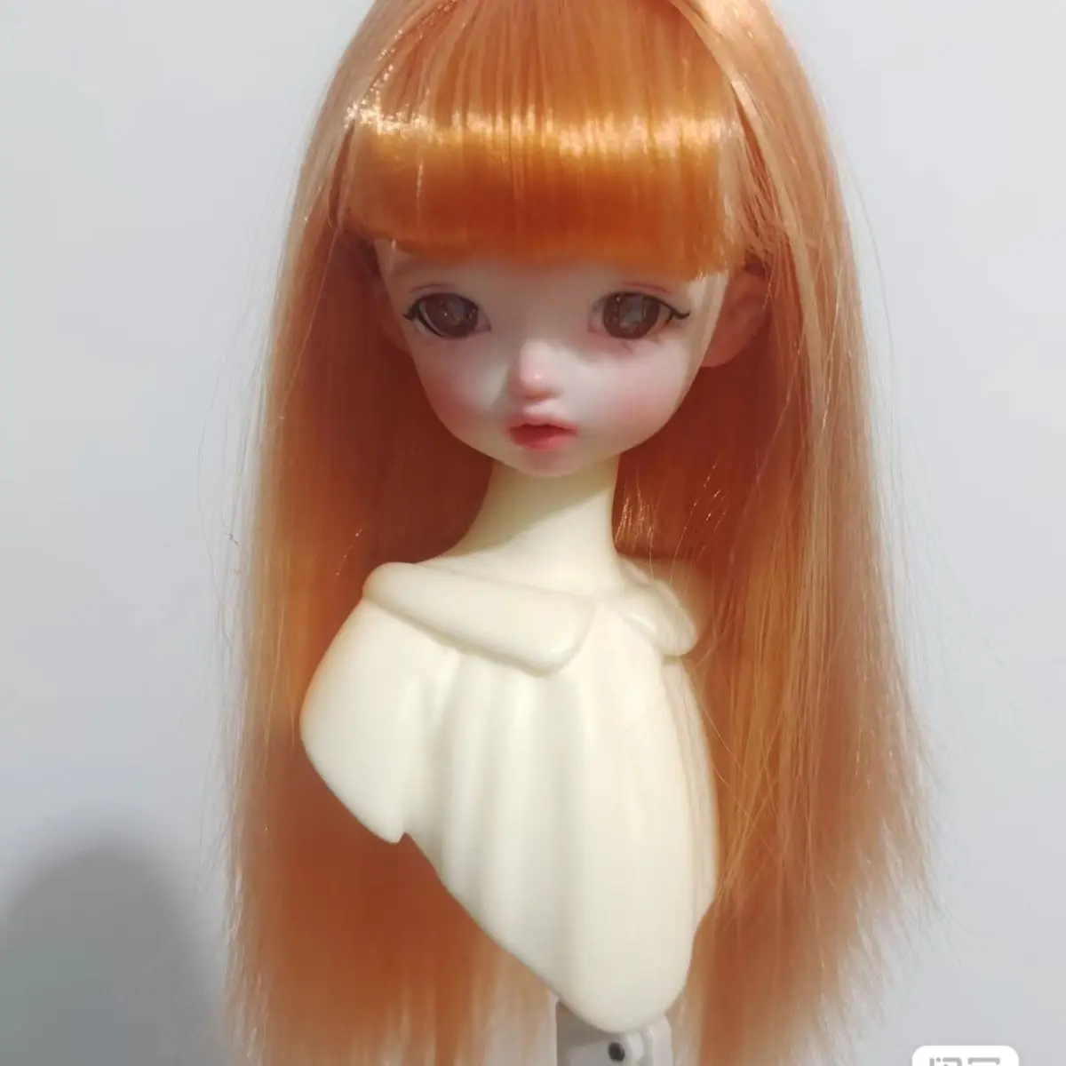 

New 1/4 1/6 1/8 Doll Wig Handmade Straight Hair Diy Girl Toys Dress Up Birthday Gift Fashion Doll Accessories,no Doll